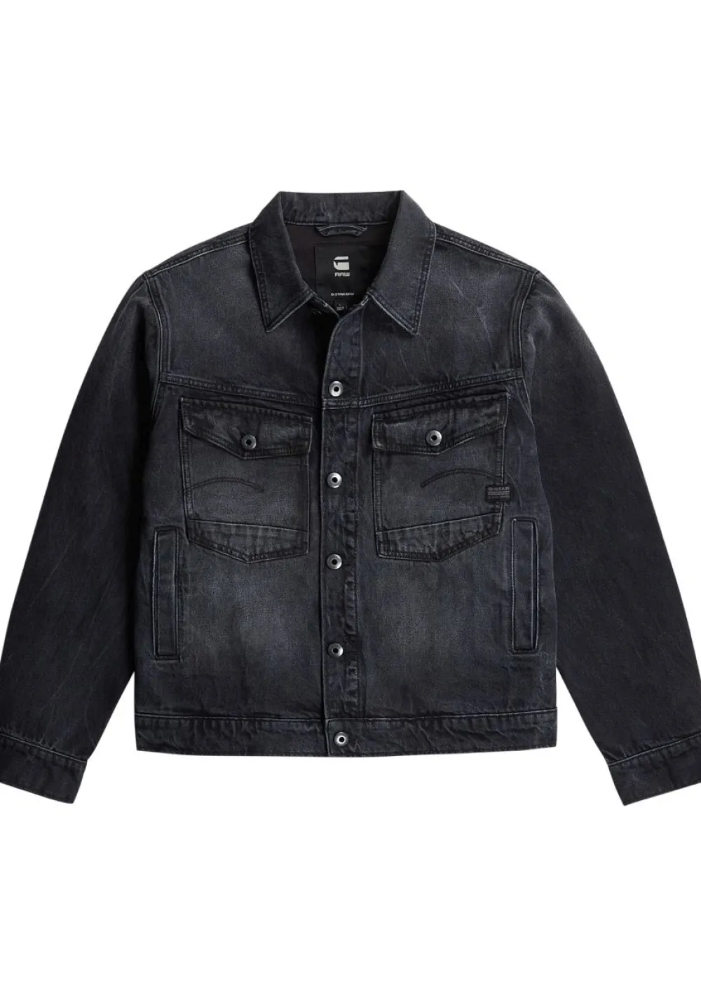 Jassen>G-STAR DENIM JACK Zwart