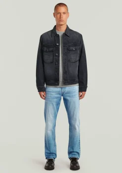Jassen>G-STAR DENIM JACK Zwart