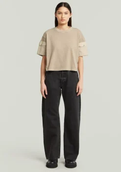 Shirts>G-STAR SHIRT Beige