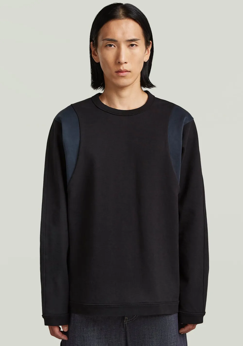 Truien>G-STAR SWEATER Zwart