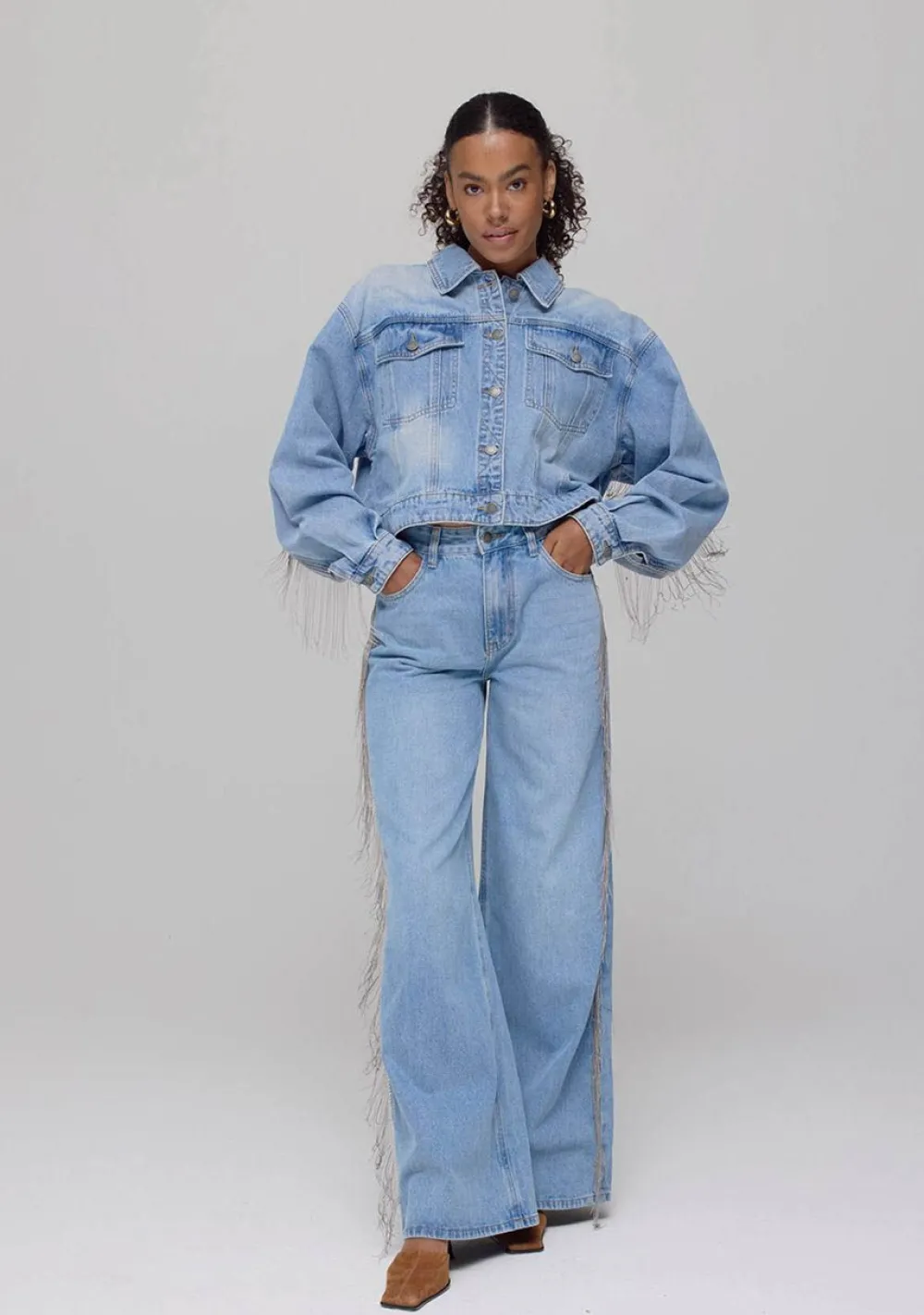 Blazers & Jasjes|Pakken & Co-Ords>HARPER & YVE DENIMJACK Blauw