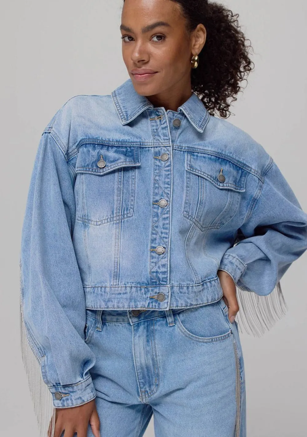 Blazers & Jasjes|Pakken & Co-Ords>HARPER & YVE DENIMJACK Blauw