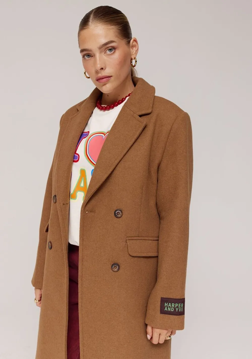 Winterjassen|Jassen>HARPER & YVE MANTEL Bruin