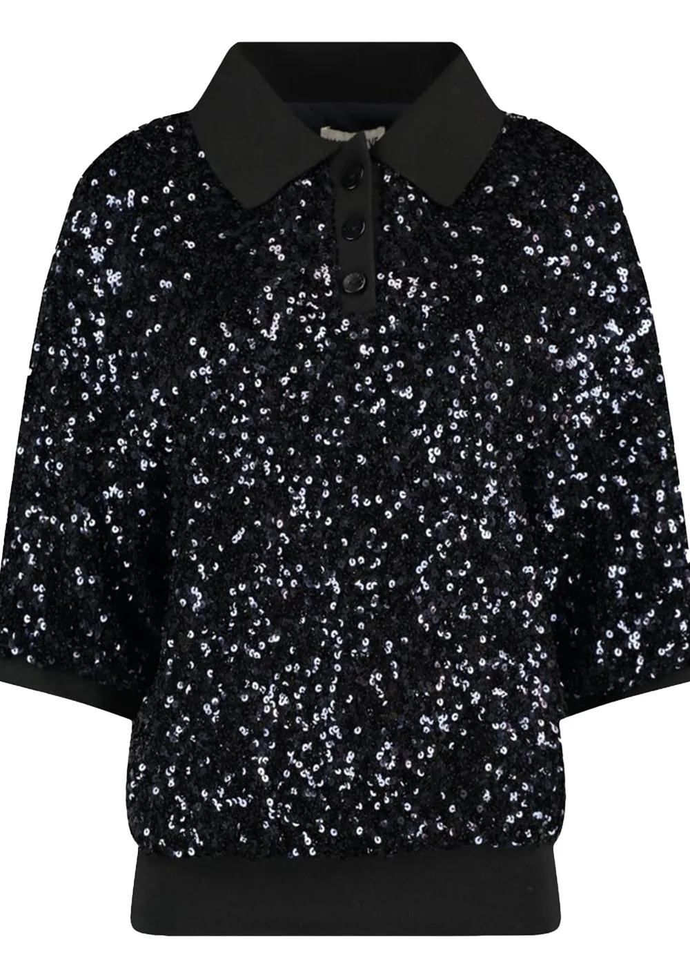 Truien>HARPER & YVE TRUI KORTE MOUW Blauw