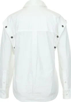 Blouses>HAUTE L'AMITIÉ BLOUSE Wit