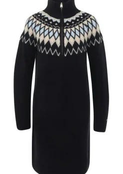 Jurken>H.V. POLO JURK Blauw