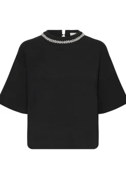 Truien>ICHI TRUI KORTE MOUW Zwart