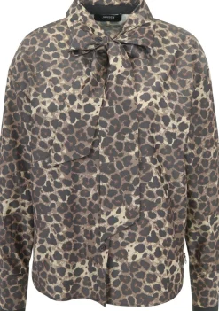 Blouses>JANSEN AMSTERDAM BLOUSE Bruin