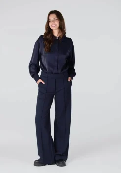 Pakken & Co-Ords|Blouses>JANSEN AMSTERDAM BLOUSE Blauw