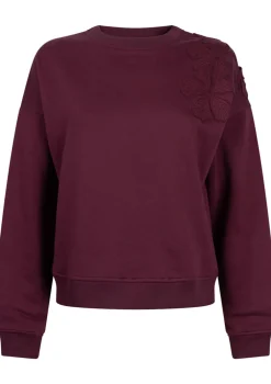 Truien|Sweaters>JANSEN AMSTERDAM SWEATER Rood