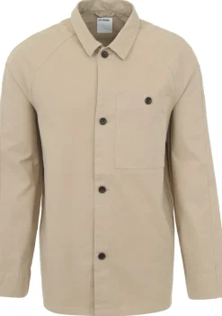 Overshirts>J.C RAGS OVERSHIRT Beige