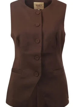 Gilets|Blazers & Jasjes>JOSH V GILET Bruin