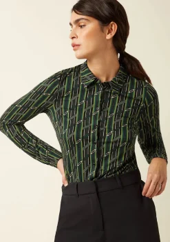Blouses>KING LOUIE BLOUSE Groen