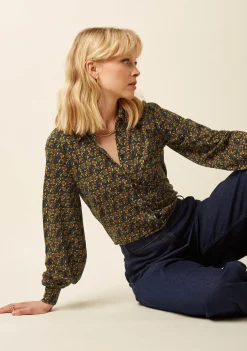 Blouses>KING LOUIE BLOUSE Blauw