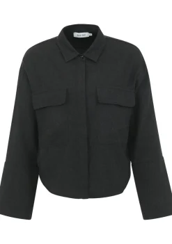 Blouses>KNIT-TED BLOUSE Grijs