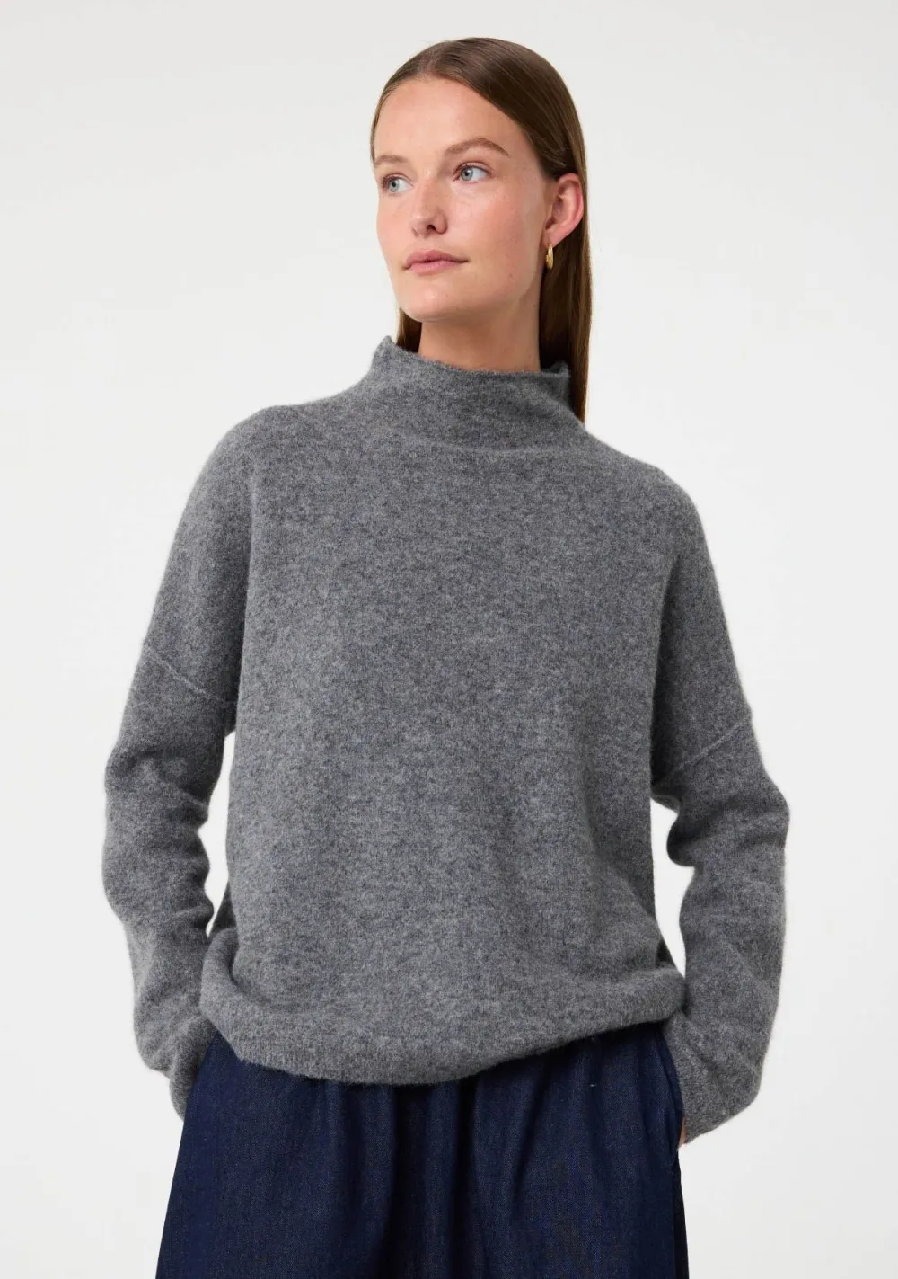 Truien>KNIT-TED COLTRUI Grijs