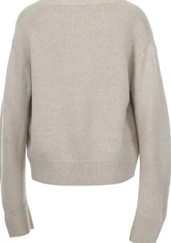 Vesten>KNIT-TED VEST Beige