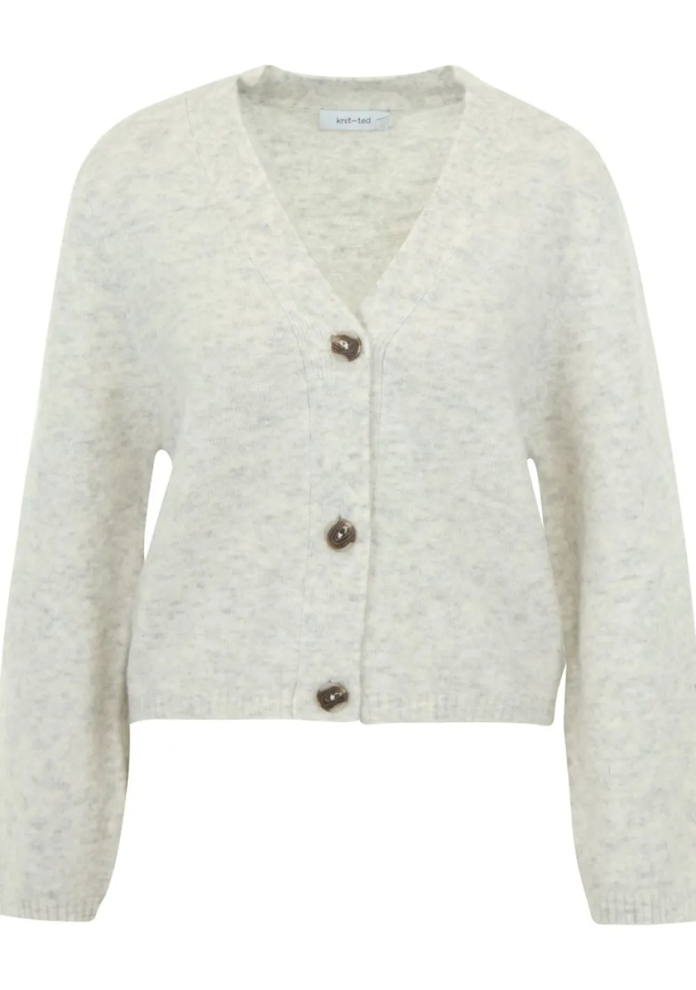 Vesten>KNIT-TED VEST Grijs