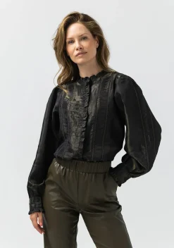 Blouses>LABEL DOT BLOUSE Groen