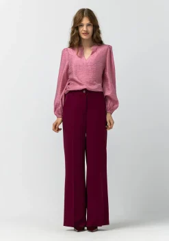 Blouses>LABEL DOT BLOUSE Roze