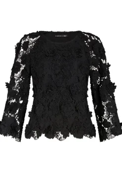 Blouses>LABEL DOT BLOUSE Zwart