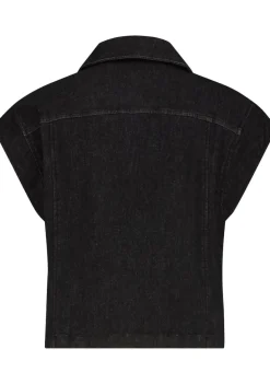 Gilets|Blazers & Jasjes>LABEL DOT GILET Zwart