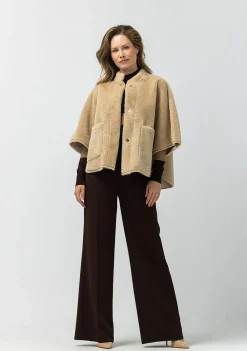 Truien>LABEL DOT PONCHO Beige