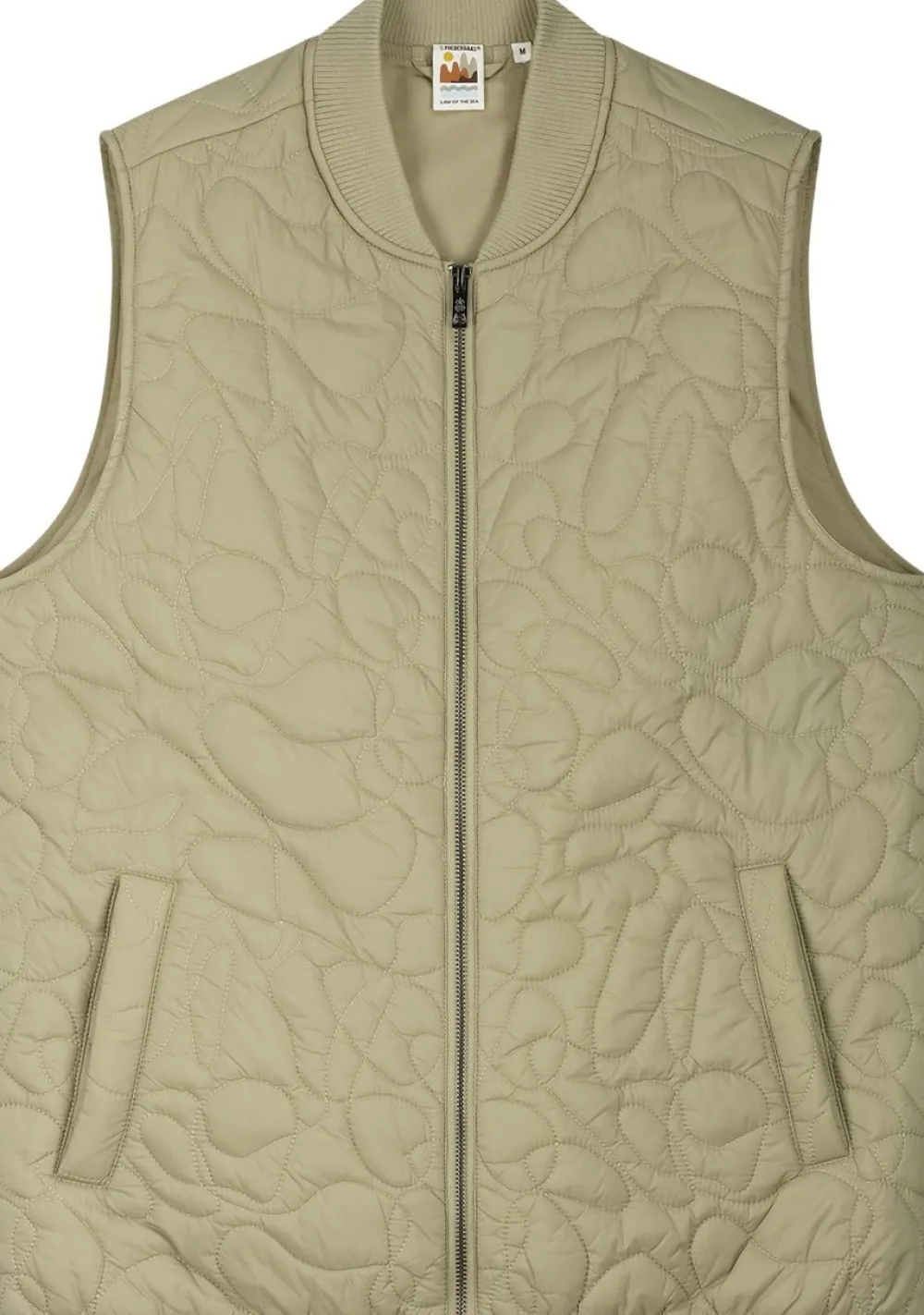 Jassen|Bodywarmers>LAW OF THE SEA BODYWARMER Groen