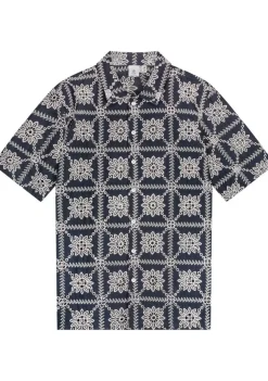 Overhemden>LAW OF THE SEA OVERHEMD Blauw