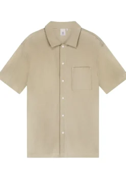 Overhemden>LAW OF THE SEA OVERHEMD Beige