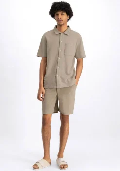 Overhemden>LAW OF THE SEA OVERHEMD Beige