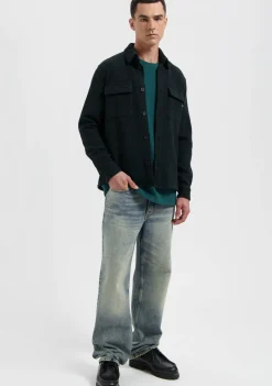 Overshirts>LAW OF THE SEA OVERSHIRT Groen