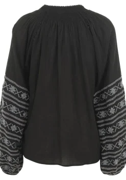 Blouses>MAISON HOTEL BLOUSE Blauw