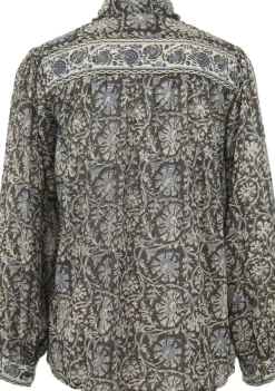 Blouses>MAISON HOTEL BLOUSE Blauw