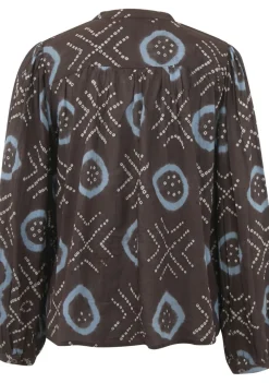 Blouses>MAISON HOTEL BLOUSE Blauw