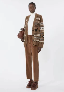 Vesten>MAX MARA VEST Bruin