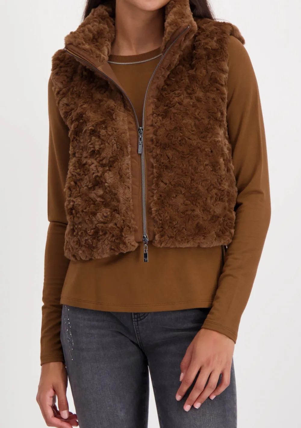 Jassen>MONARI BODYWARMER Bruin