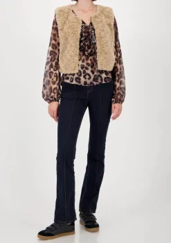 Gilets|Blazers & Jasjes>MONARI GILET Beige