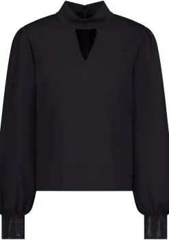 Truien|Sweaters>MONARI SWEATER Zwart