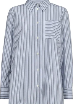 Blouses>MOSMOSH BLOUSE Blauw