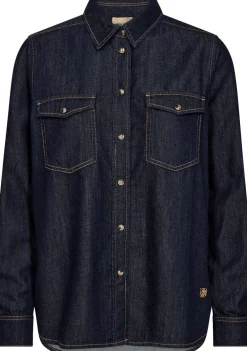 Blouses>MOSMOSH BLOUSE Blauw