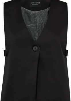 Gilets|Blazers & Jasjes>MOSMOSH GILET Zwart