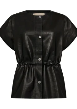 Gilets|Blazers & Jasjes>MOSMOSH GILET Zwart