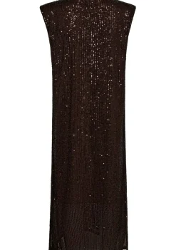 Jurken>MOSMOSH JURK Bruin