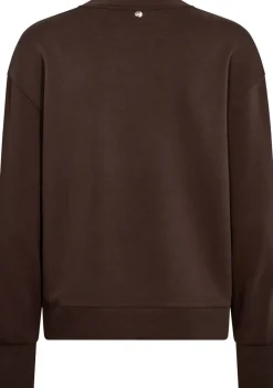 Sweaters|Truien>MOSMOSH SWEATER Bruin