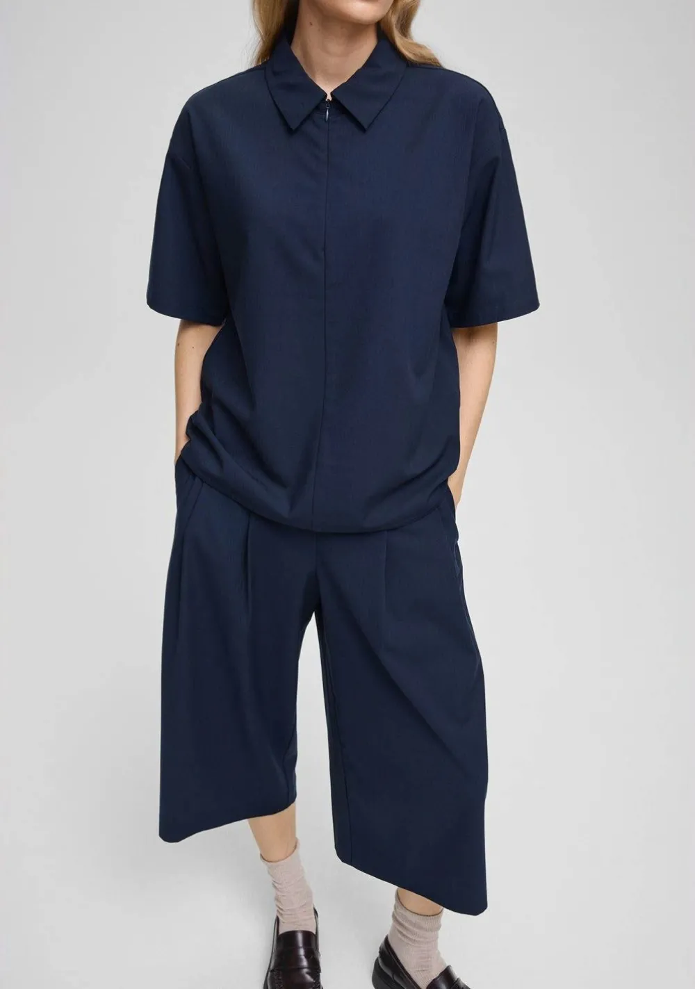 Blouses|Pakken & Co-Ords>MSCH COPENHAGEN BLOUSE Blauw