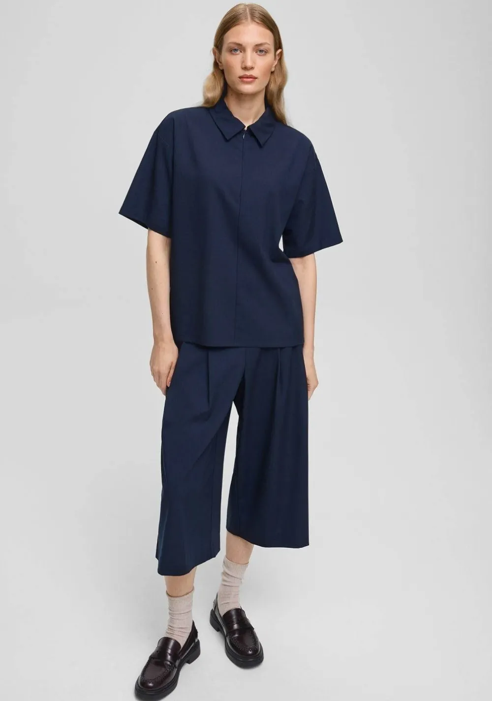 Blouses|Pakken & Co-Ords>MSCH COPENHAGEN BLOUSE Blauw