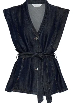 Gilets|Blazers & Jasjes>MSCH COPENHAGEN GILET Blauw