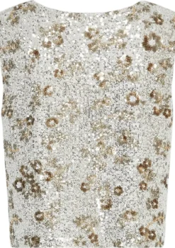 Shirts>MSCH COPENHAGEN TOP Zilver