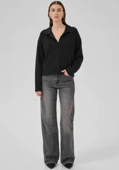 Blouses>MY ESSENTIAL WARDROBE BLOUSE Zwart